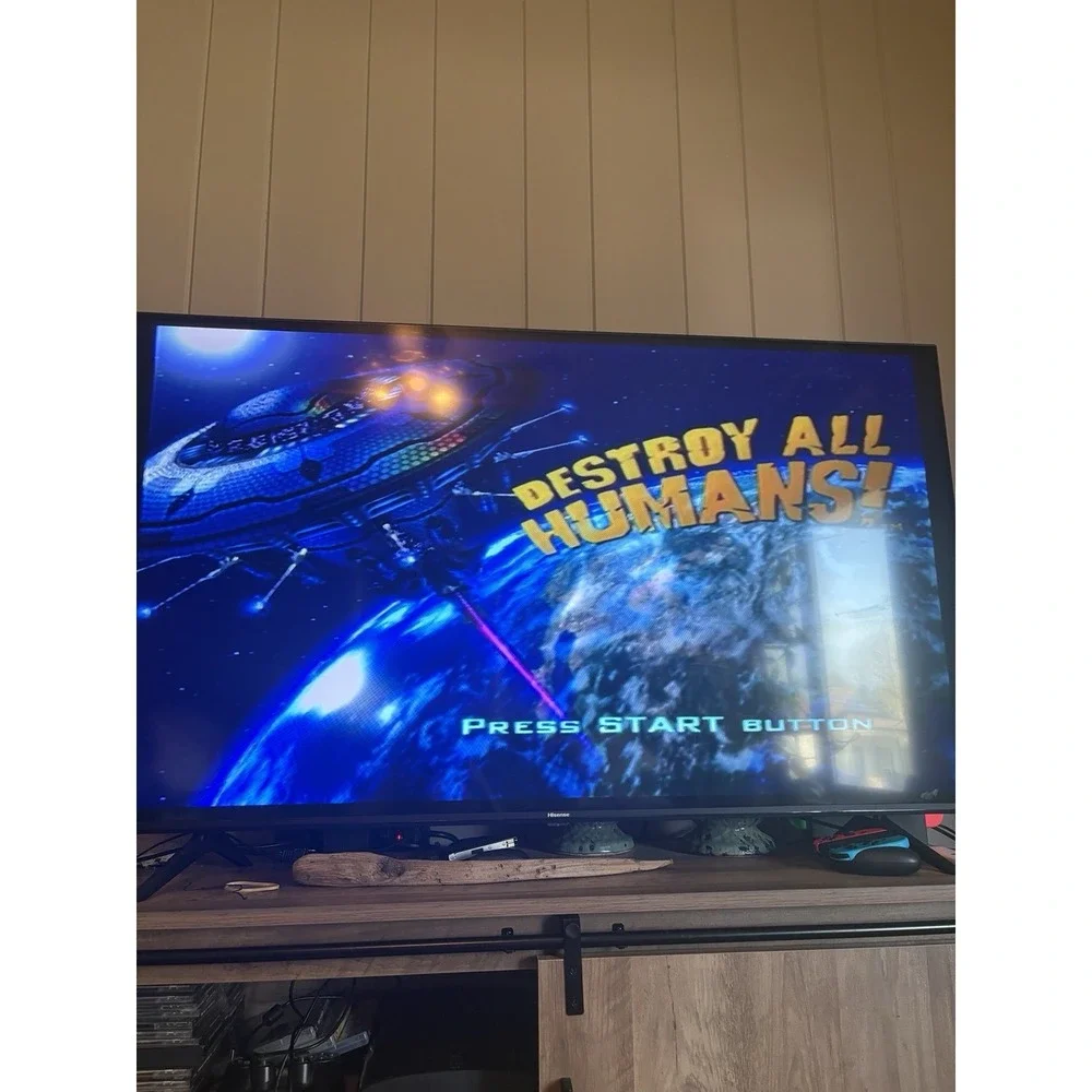 Destroy All Humans! (PS2, 2005) Game in Case With Manual